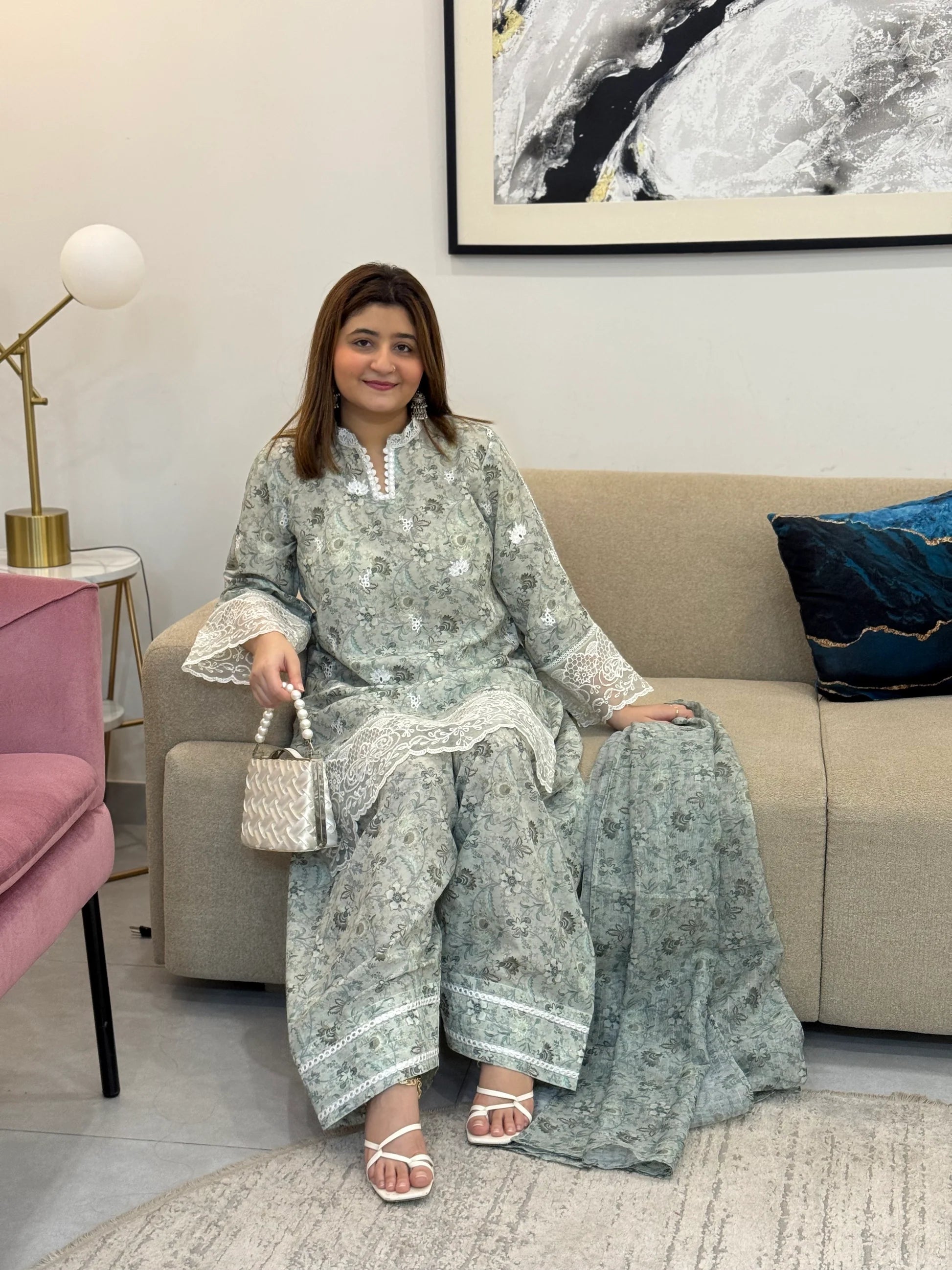 Your Fabric, Our Stitching | Premium Ladies Suit Tailoring (Shirt, Trouser & Dupatta)