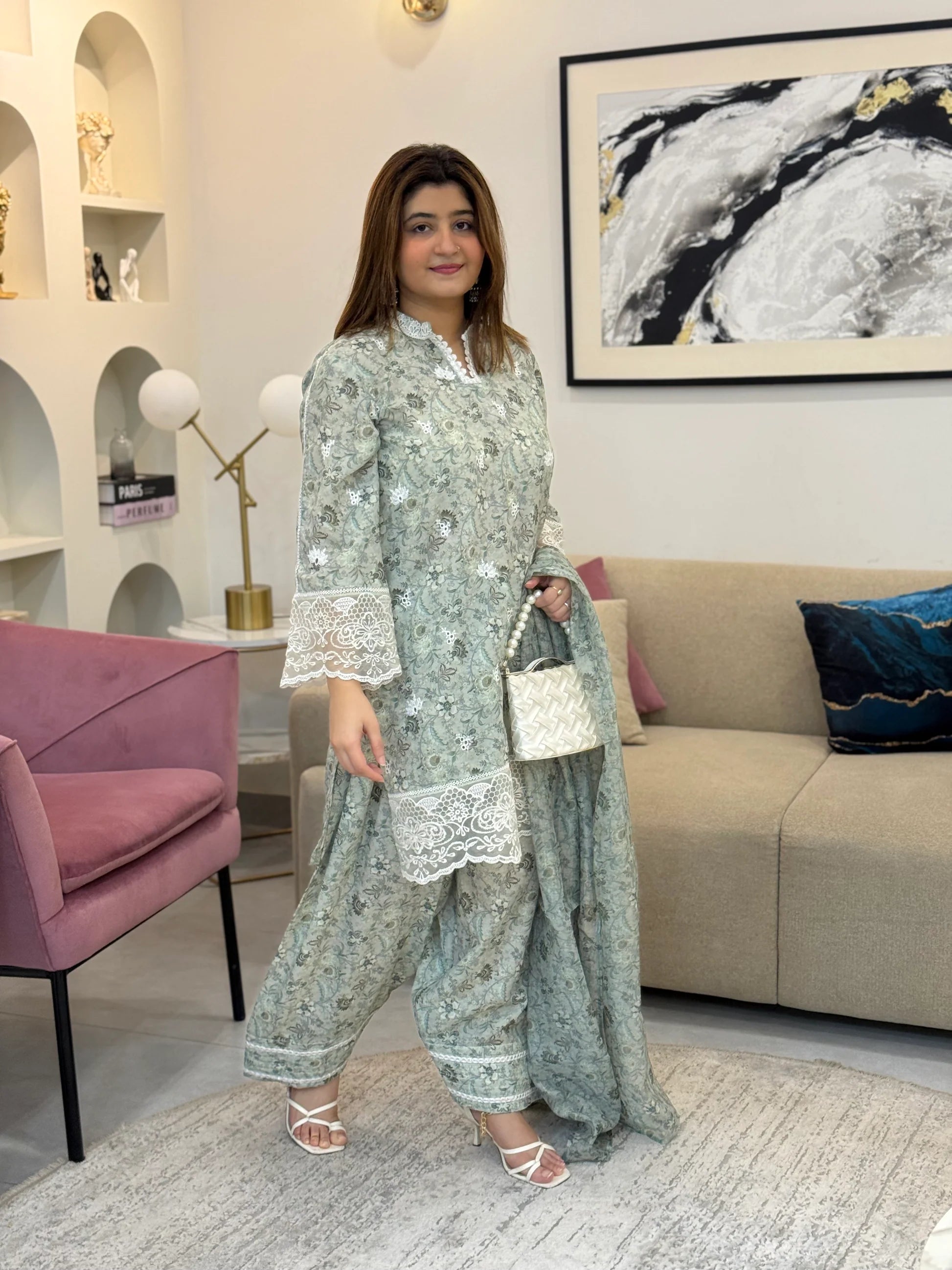 Your Fabric, Our Stitching | Premium Ladies Suit Tailoring (Shirt, Trouser & Dupatta)